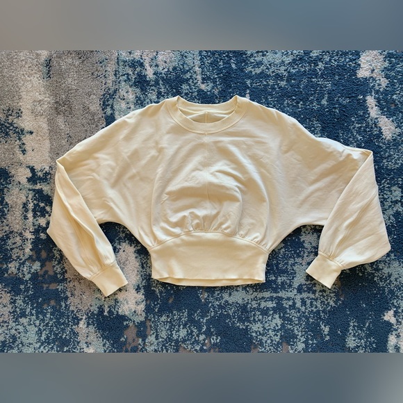 EUC 🍋 Lululemon LA Ribbed Waist Long Sleeve Shirt - Picture 7 of 8